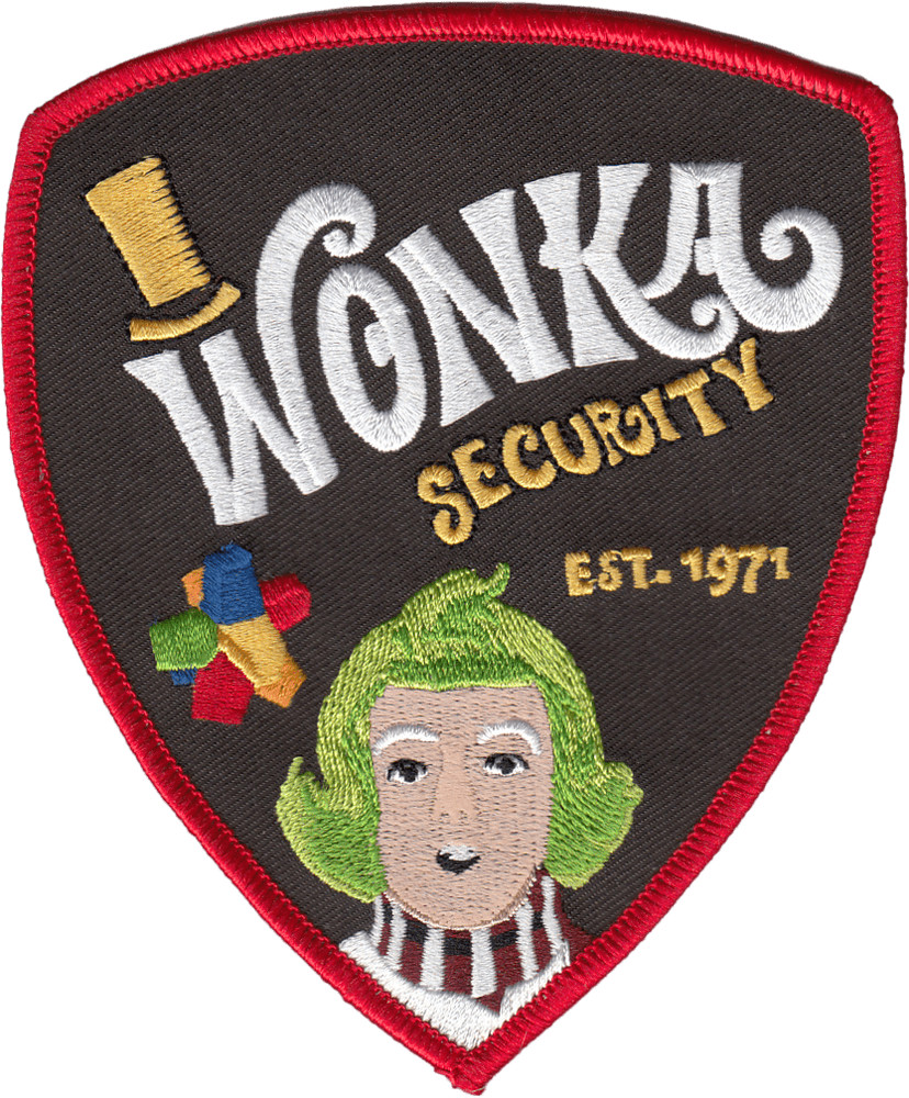 WONKA SECURITY SHOULDER PATCH: Willy Wonka