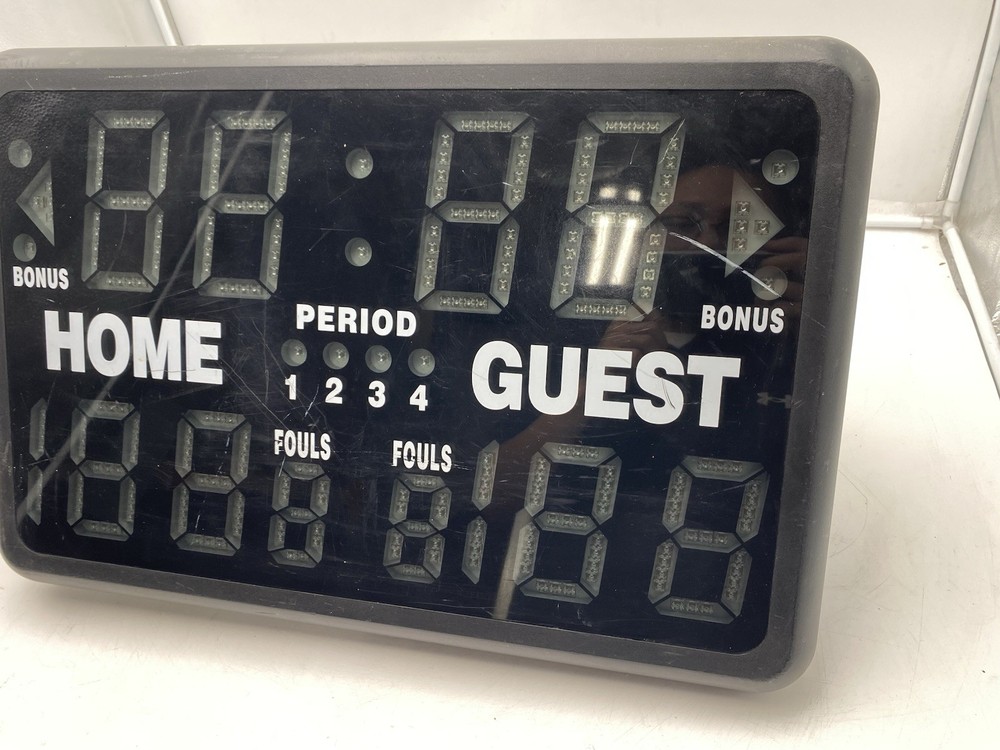 MacGregor 1240580 Electronic Scoreboard Timer Scorer w/ Remote | No AC Adapter