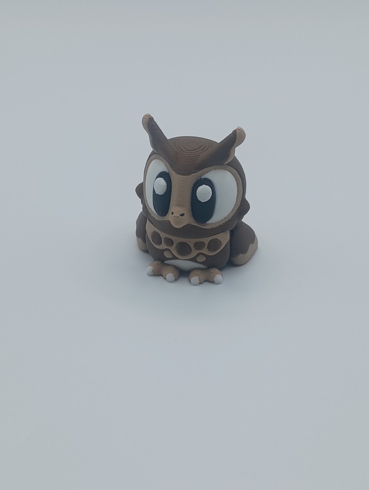 3D Printed Jiggle Pet Barn Owl
