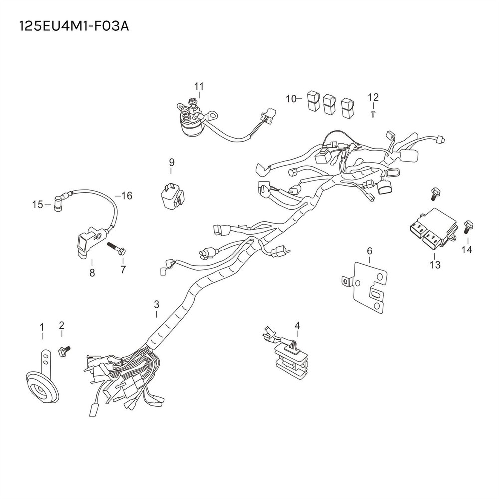 Mutt FSR 125 EU4 2019 - 2020 ECU ref no.13