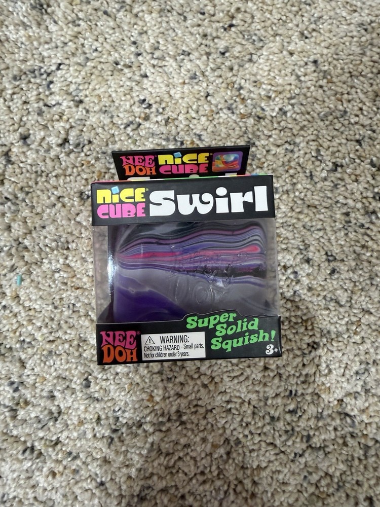 NWT NeeDoh Nice Cube Swirl Random Color