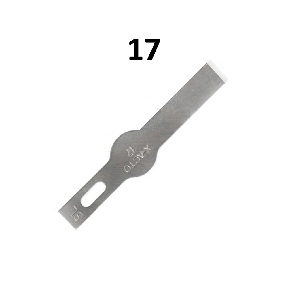 20PC #17 Flat Refil Blades For iPhone Back Rear Broken Glass Removal Replacement