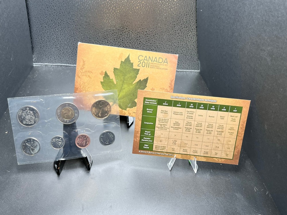 Canada 2011 Uncirculated 6 Coin Set