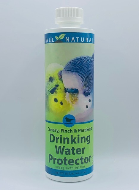 Canary, Finch & Parakeet Drinking Water Protector 16oz