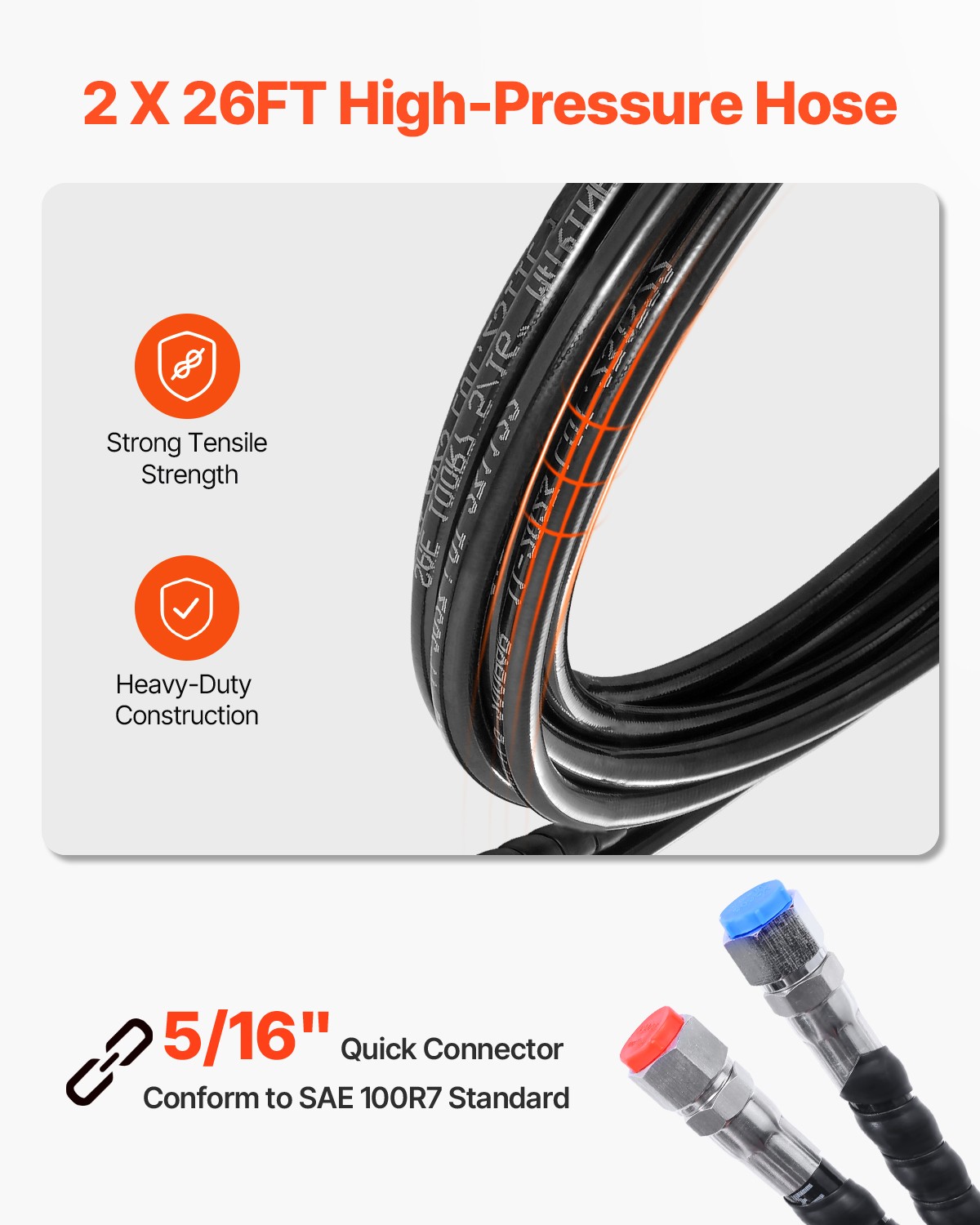 VEVOR 90HP Hydraulic Outboard Steering Kit Marine Boat Hydraulic Steering System