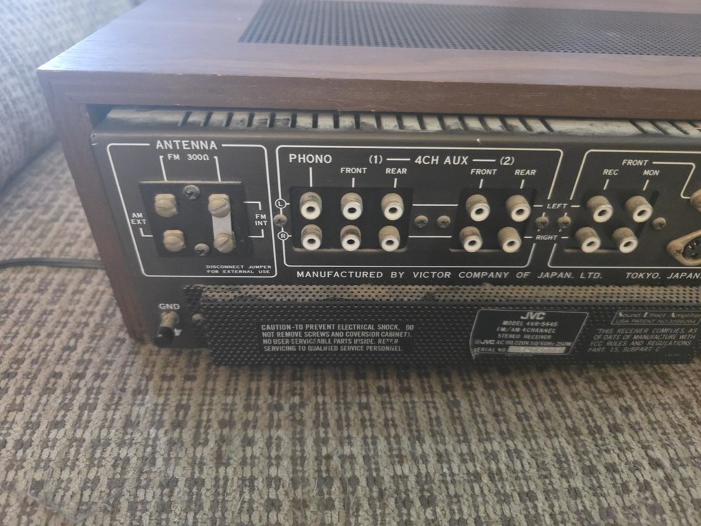 JVC 4vr-5445 Quadraphonic Reciever Read Description