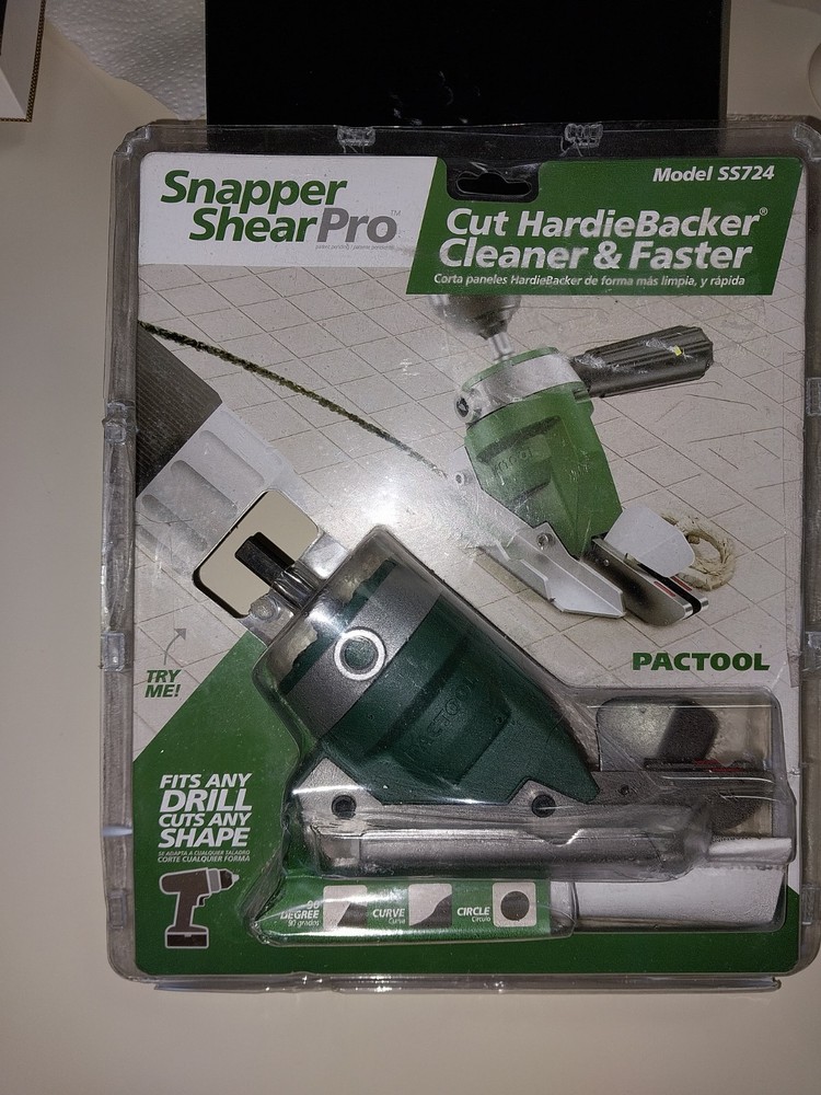 Snapper Shear Pro SS724 Pactool Hardie Backer Cutter