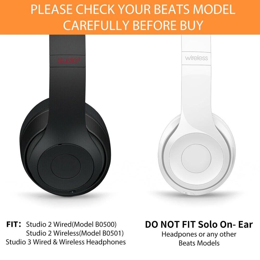 Replacement for Beats Studio 3 Ear Pads Grey, Studio...