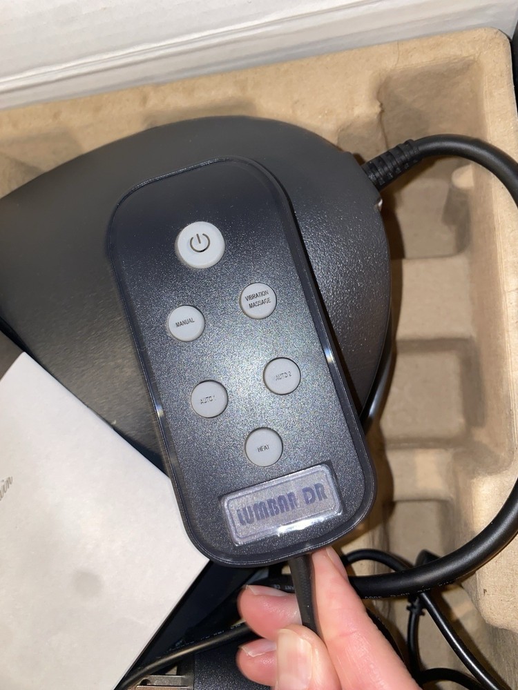 Back Lumbar Traction Device Electric  - Massager - Attached Remote
