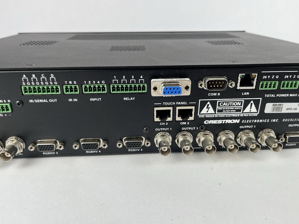 Rack Mountable Crestron MPS-100 / Multimedia Presentation System Tested Working