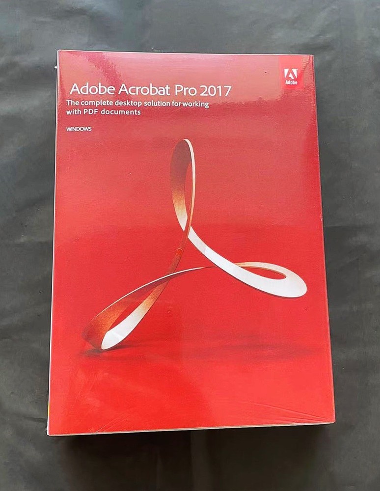Adobe Acrobat Pro 2017 Full Version | Permanent License (2 PCs) |DVD Windows New