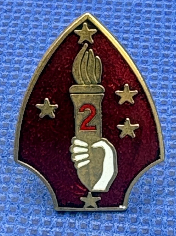 USMS 2nd Marine Division Combat Service Identification Badge (CSIB) Pin