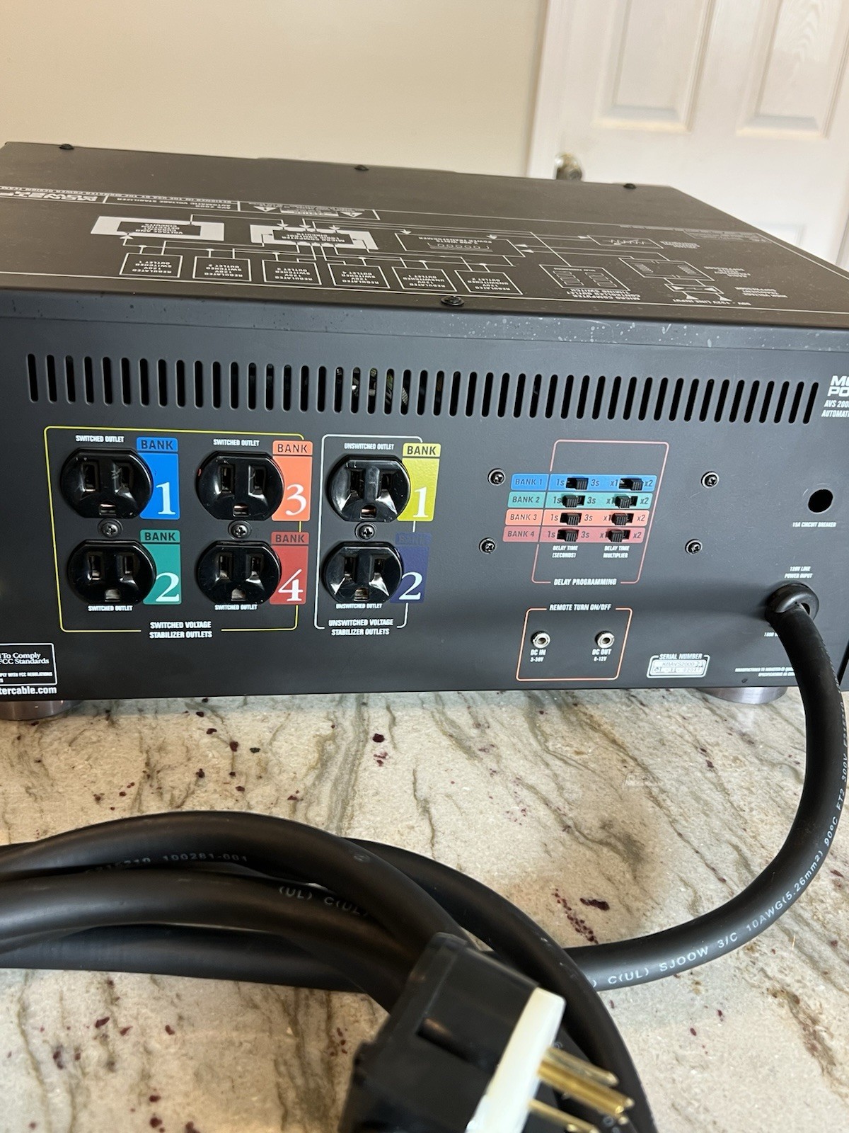 Monster Power AVS 2000 Automatic Voltage Stabilizer Protector. Tested Working.