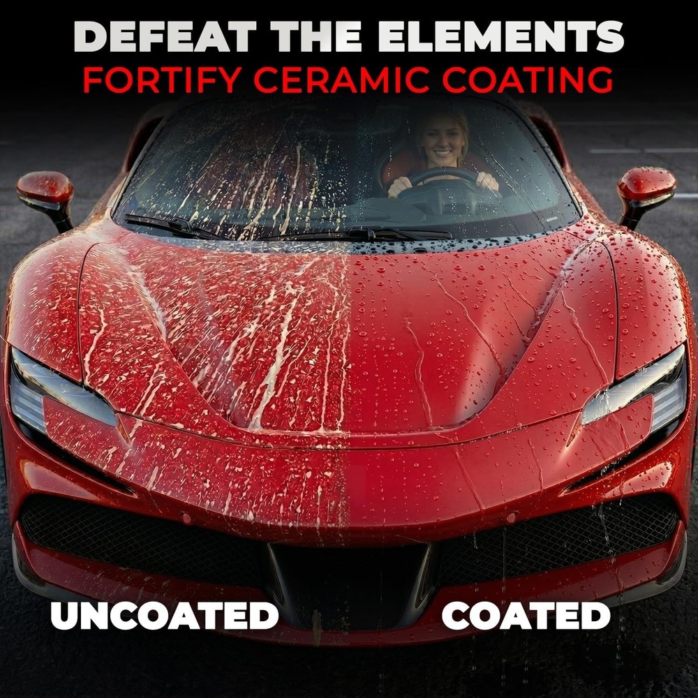 High Gloss Ceramic Coating Spray Wax - Waterless Detailing Solution, 16 Fl Oz