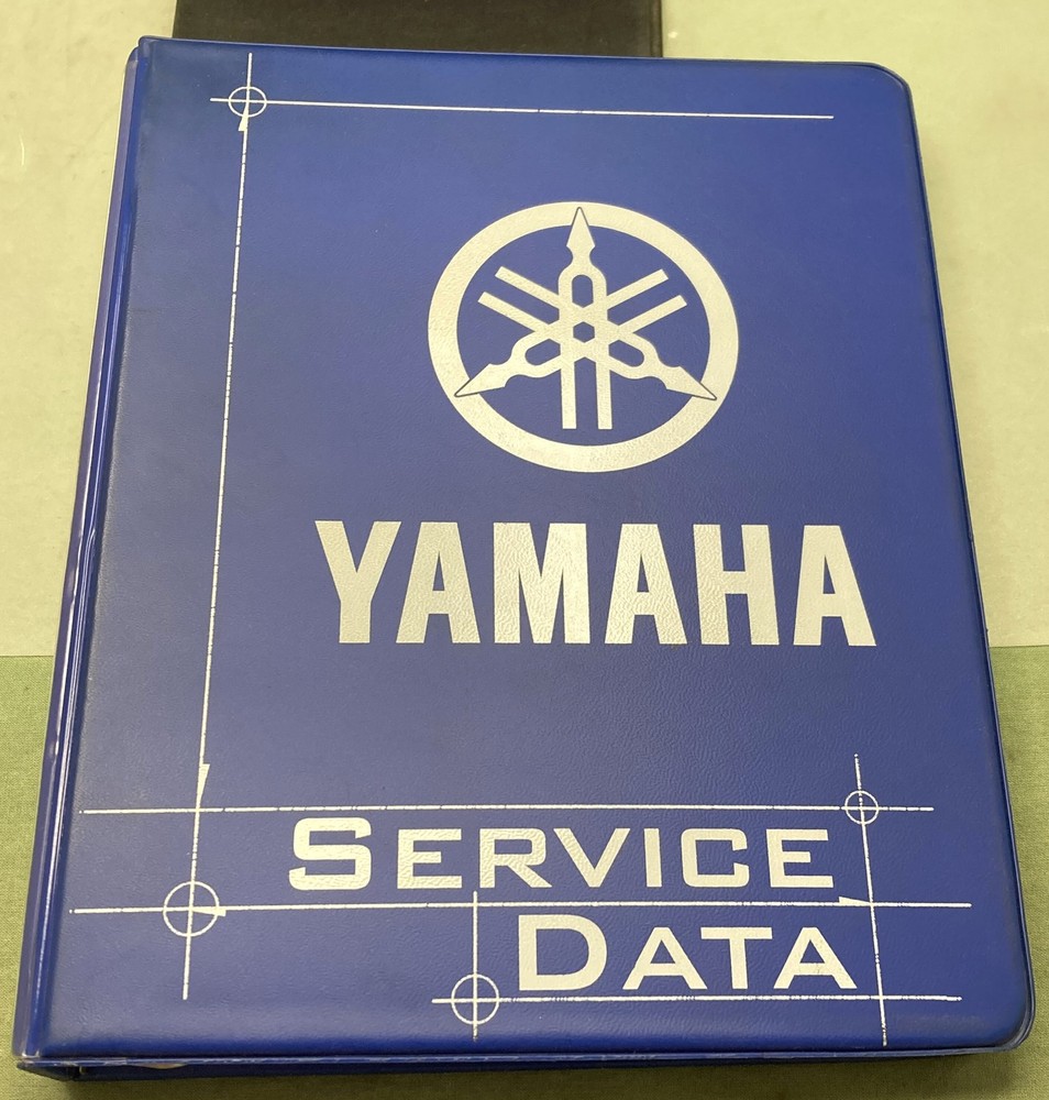 Set of 4 Genuine Yamaha LIT-BINDR-SD-AL Service Data Reference Binders