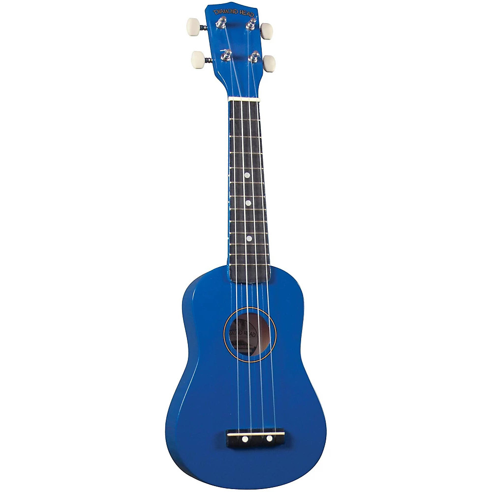 Diamond Head DU-10 Soprano Ukulele Blue Black Fingerboard