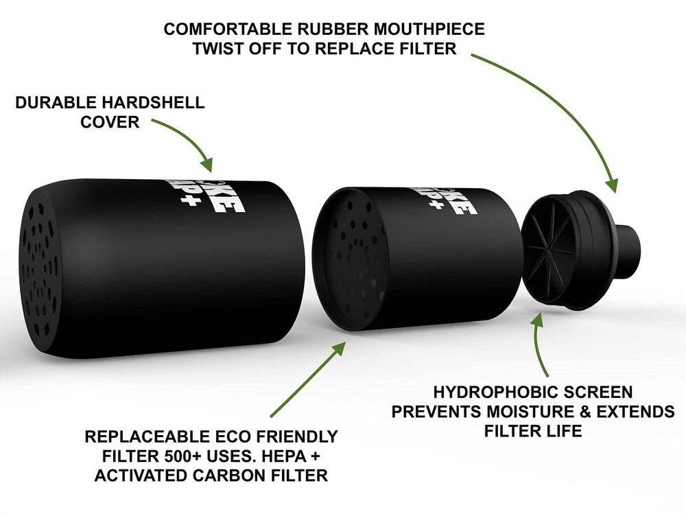 + | Personal Filter (Sploof) - ECO Replaceable - Long Lasting Smoke Filter 50...