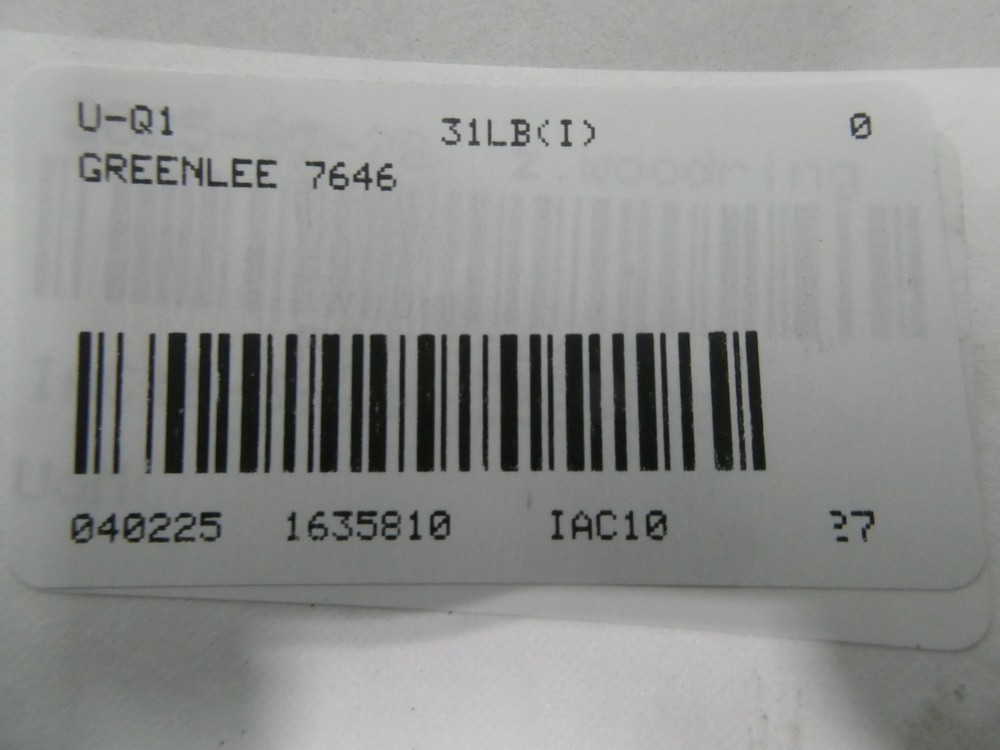 Greenlee 7646 Hydraulic Knockout Punch Driver Set