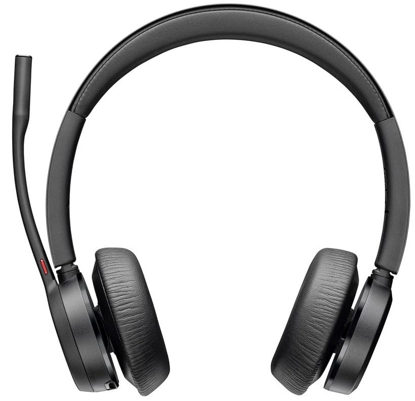 Poly Bluetooth Office Binaural On-Ear Wireless Headset w/ BT700 7E2M2AA