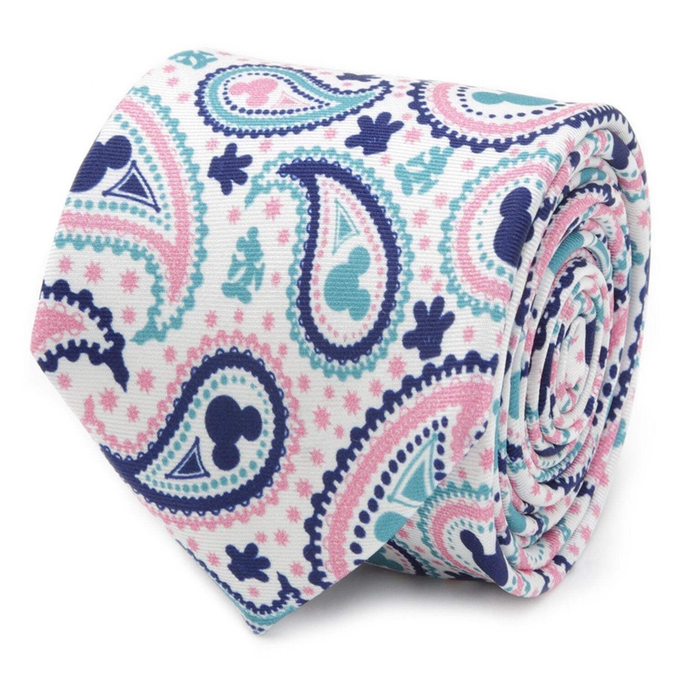 Disney Mickey Mouse Paisley Multi Men's Tie