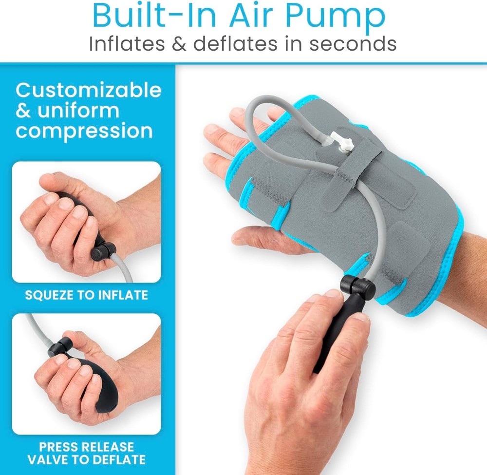 Wrist Ice Pack with Compression - Perfect Hot & Cold Therapy for Rapid Relief