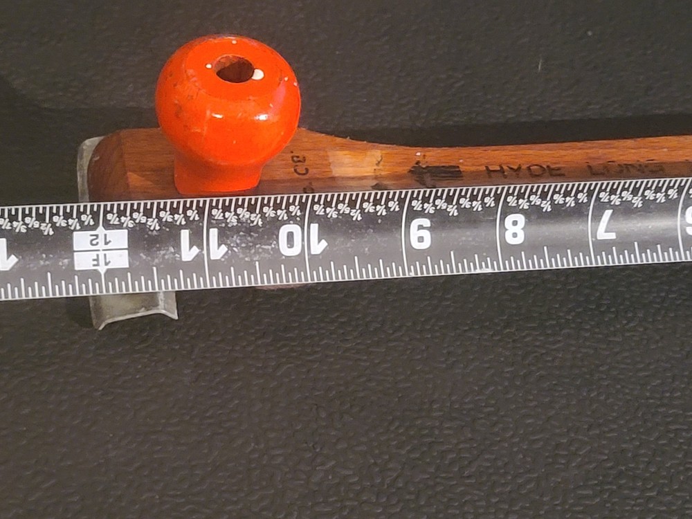 Vintage Hyde Long Handled Scraper #C81 Wood Handle