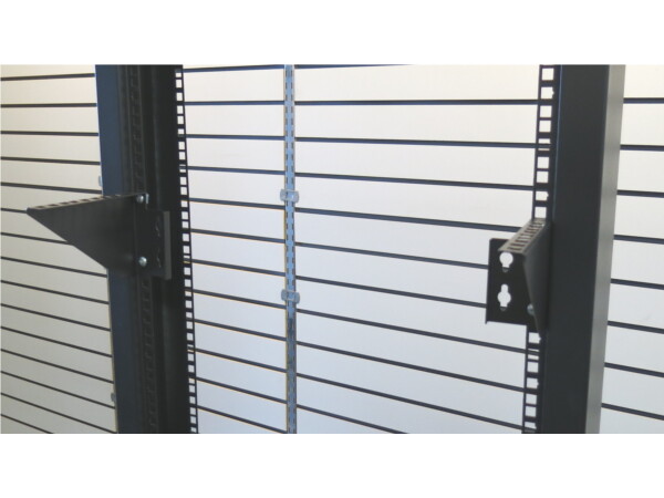 CNAweb 2U 19" Network Rack Bracket for Wallmount Vertical Hang or Desk Mount