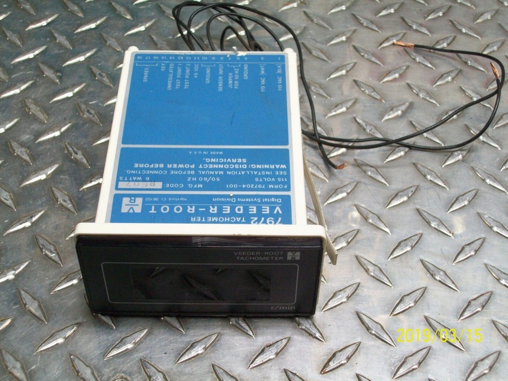 VEEDER-ROOT 7972 TACHOMETER 797204-001
