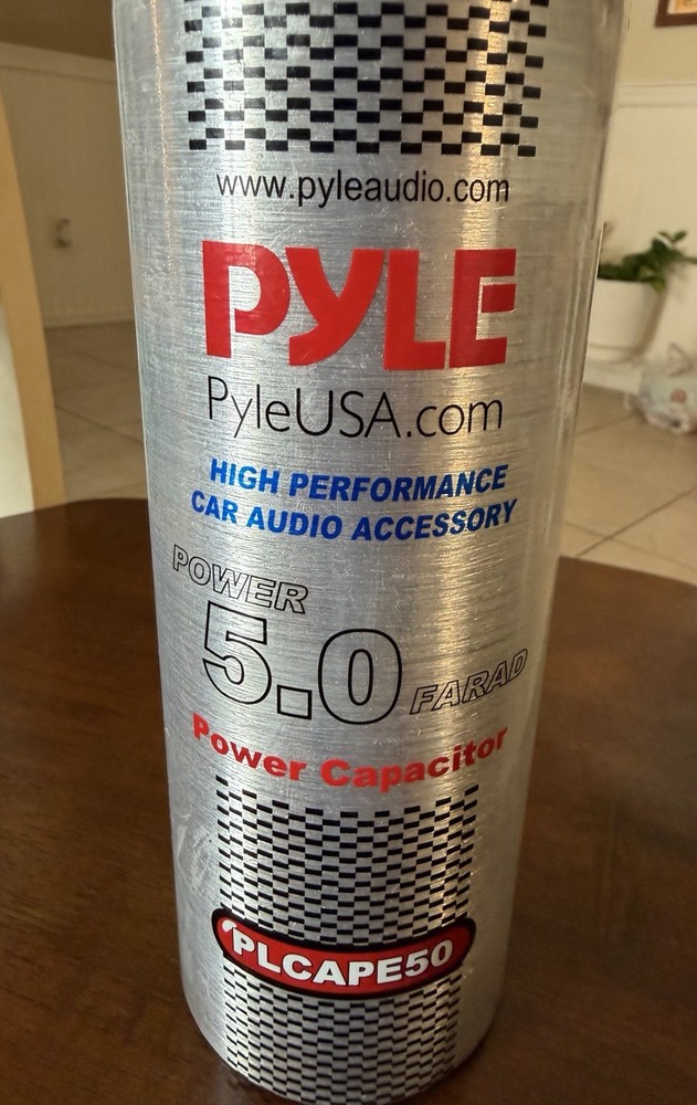 Pyle PLCAPE50 5F 12-24VDC High Performance Digital Power Capacitor
