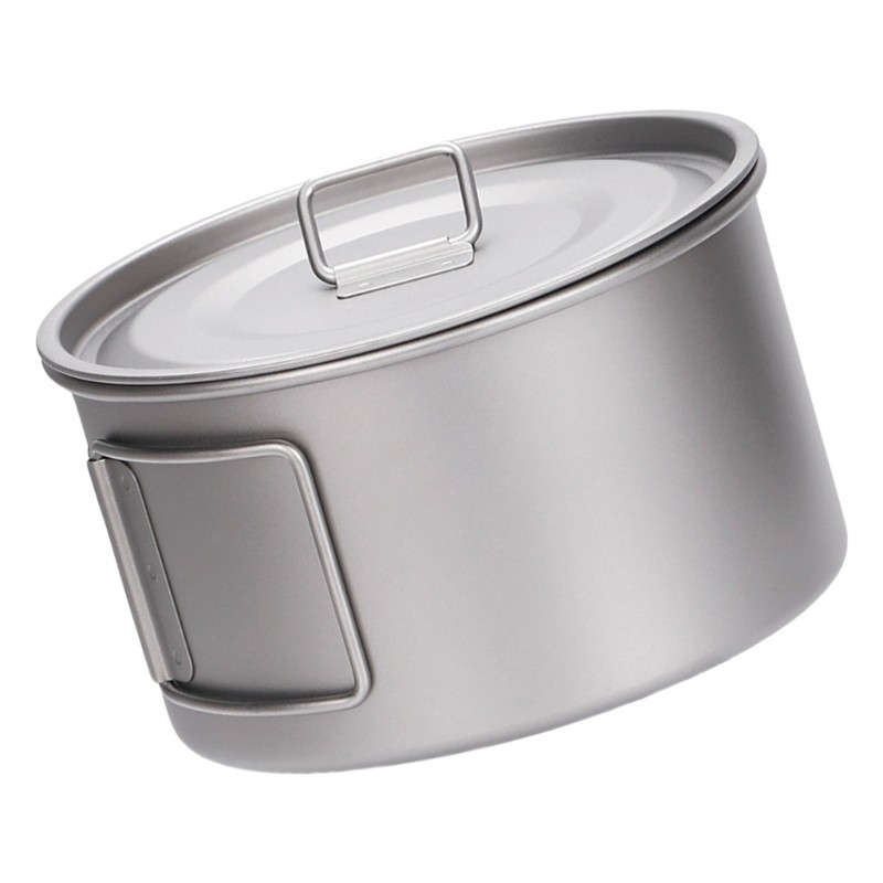 Heat Resistant Single Layer Titaniums Bowl Camping Multipurpose Tableware