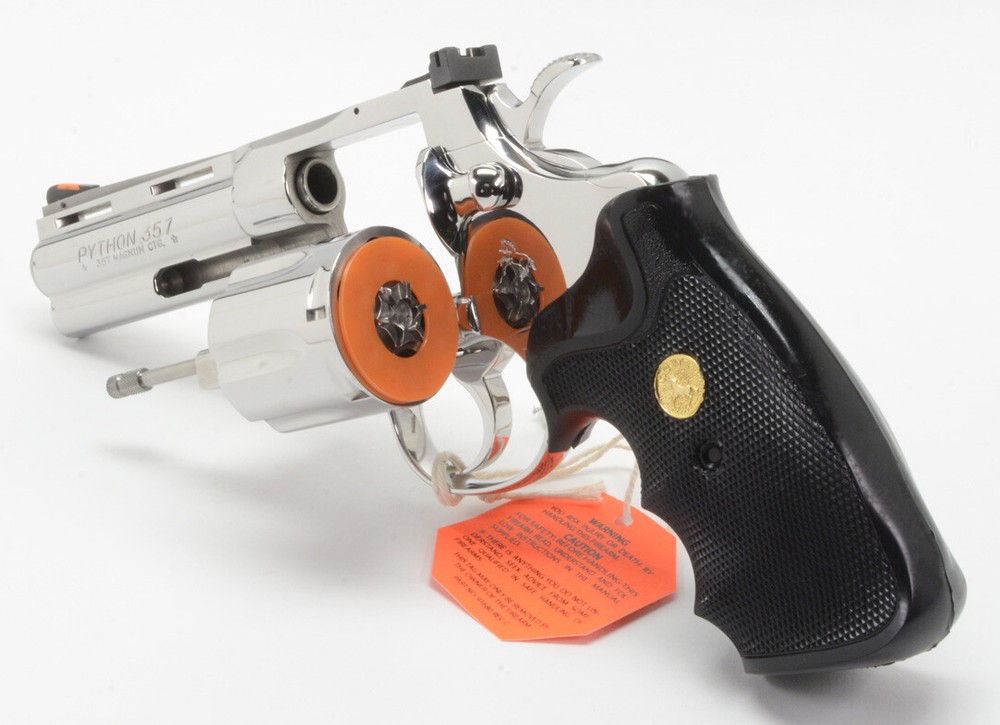 Colt Python, King Cobra, Trooper, .357 Mag Cylinder Protector Ring. NOS Orange