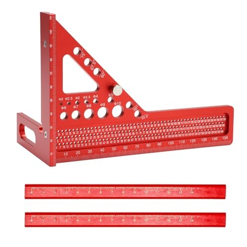 3D Multi-Angle Measuring Ruler, 22.5-75 Degree Measuring Ruler with Angle Pin,