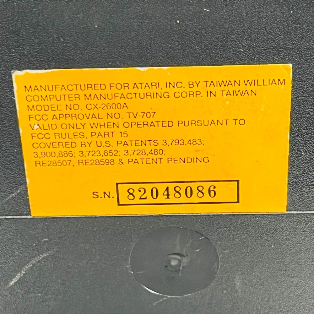 Atari 2600 Console Bundle w/ Mixed Joysticks, Cables VTG Retro Gaming UNTESTED