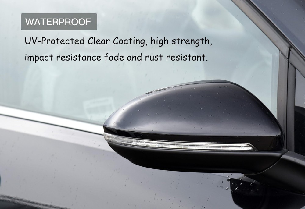 TKPUFR Right Passenger Side Mirror Cover Cap Compatible