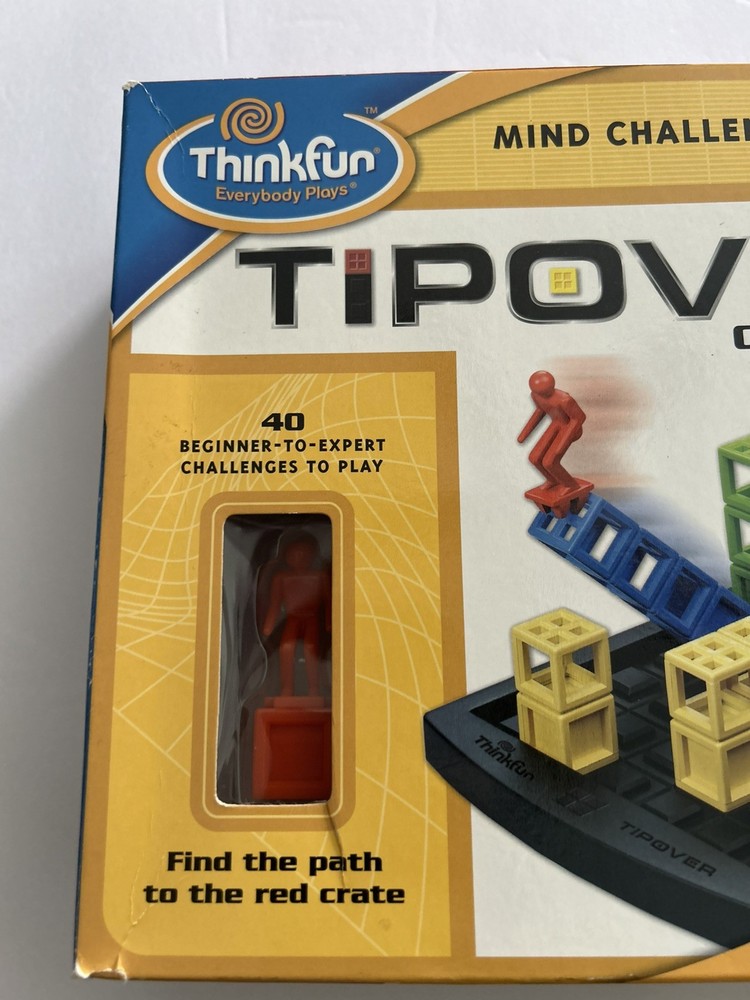 TIPOVER Crate Game ThinkFun Everyone Plays Sealed Toy Game