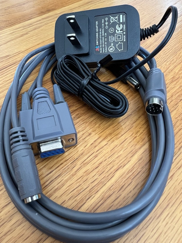Logic Controls 980014, PDX3/LDX9 RS232 External AC Powered Cable