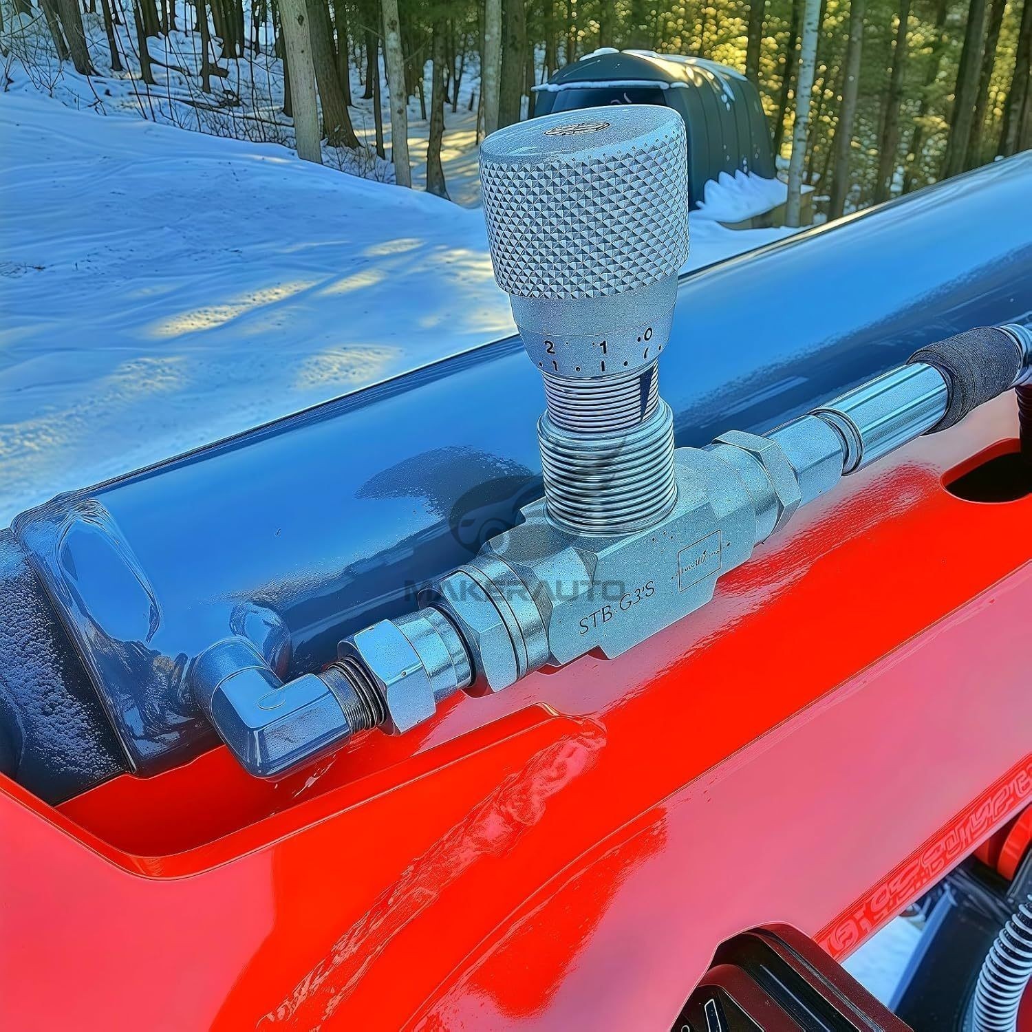 3/8" L08 -Hydraulic Flow Control Valve - STB-G3/8 - Fit Mini Excavator USA