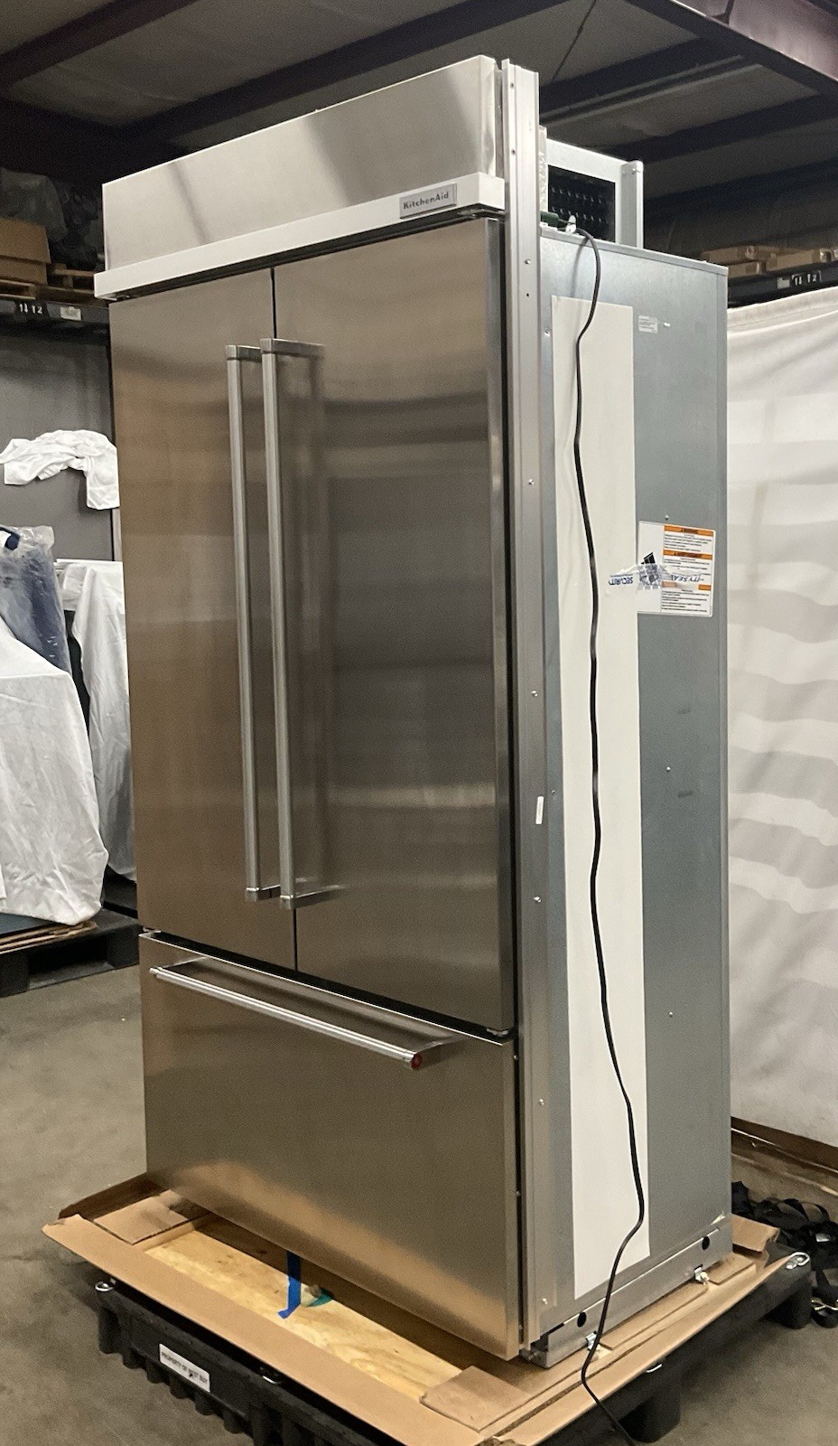 KitchenAid KBFN502ESS 42 Inch French Door Refrigerator Stainless Steel
