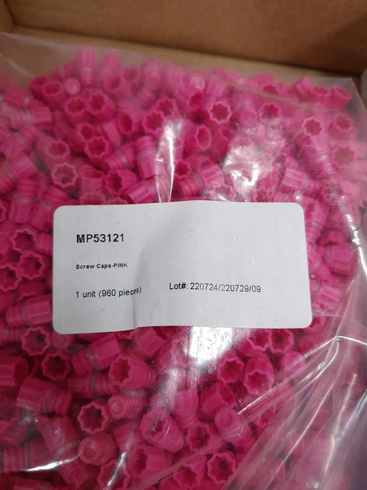 960 Box MICRONIC MP53121 Screw Caps Pink