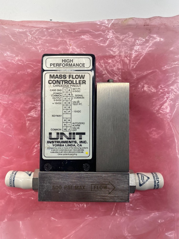 UFC 1200A Unit Instruments Mass Flow Controller 200 SCCM Refurbished