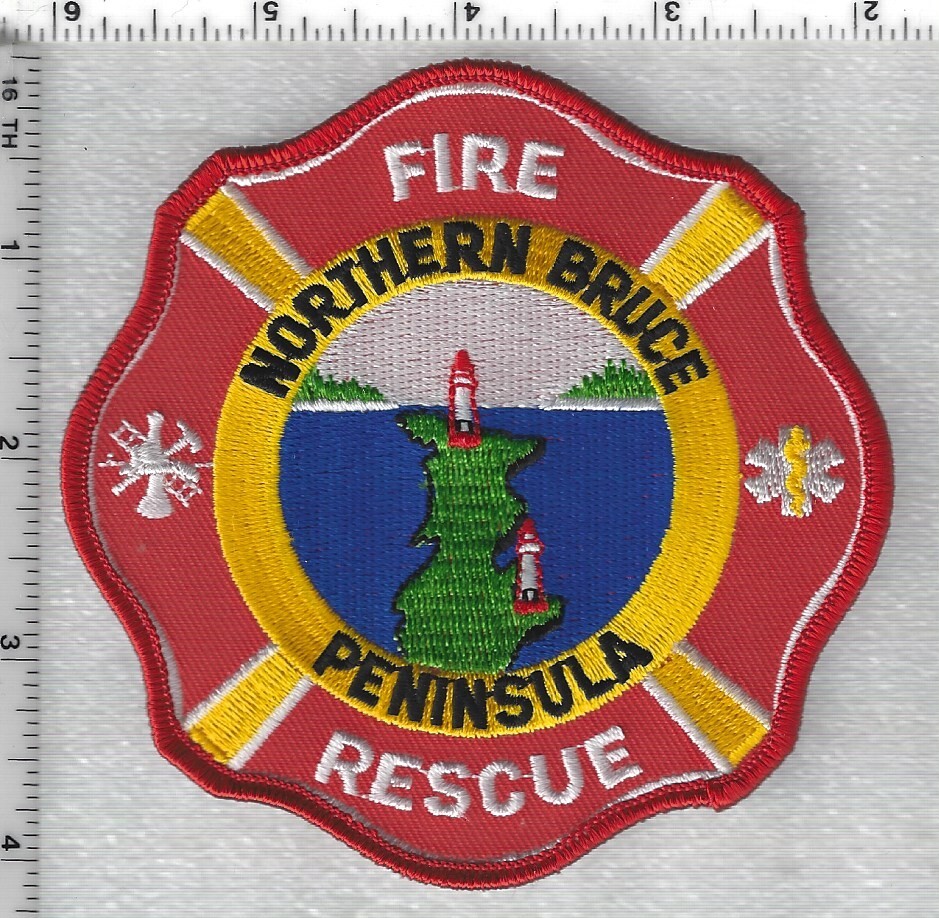 Northern Bruce Fire Department (Ontario, Canada)  - version 2 - Shoulder Patch