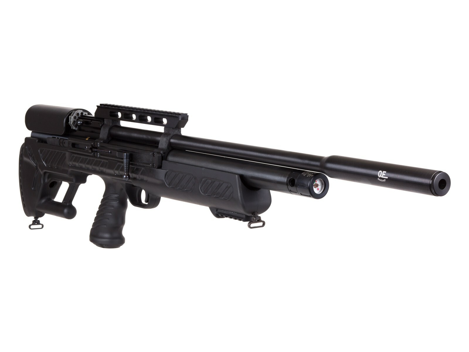 Hatsan BullBoss QE .22 Cal PCP Air Rifle w/ Scope & Targets and Pellets Bundle