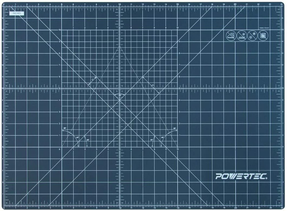 POWERTEC Foldable Mat 18 x 24" Knife Board (61002)