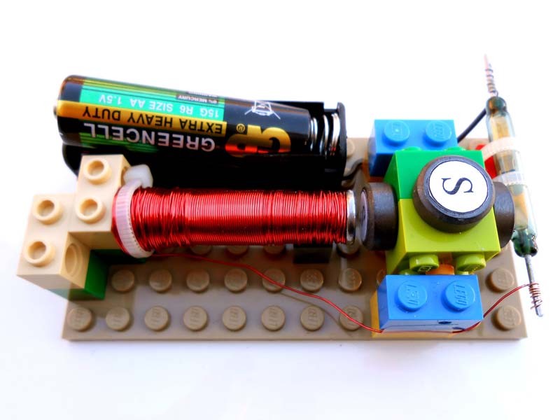 DIY SIMPLE BASIC QuikLock REED SWITCH MOTOR KIT #11 BIRTHDAY PARTY KIDS SCIENCE