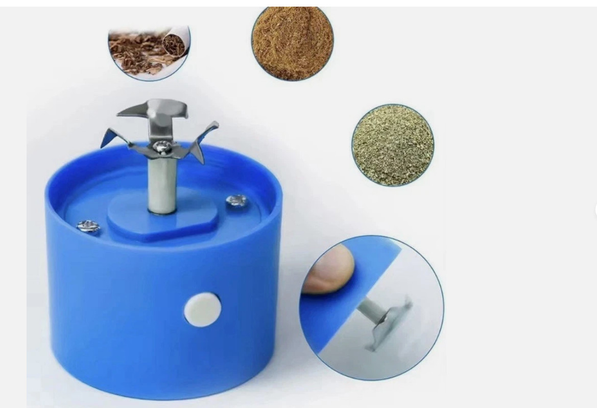 Cookies Electric Grinder Portable USB Rechargeable Mini Auto Herb Crusher Black*