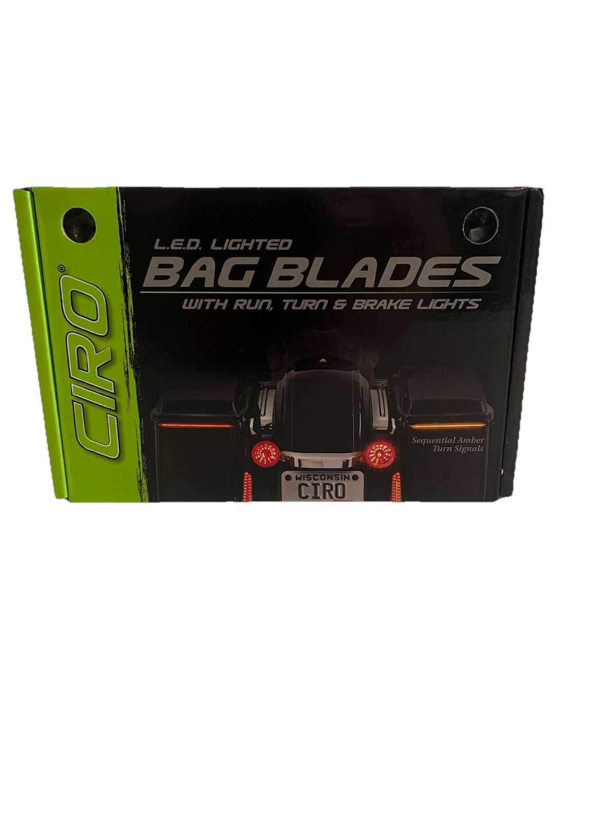 Ciro Bag Blades 4008 With Controller Fits 14 and Up Harley Davidson Touring