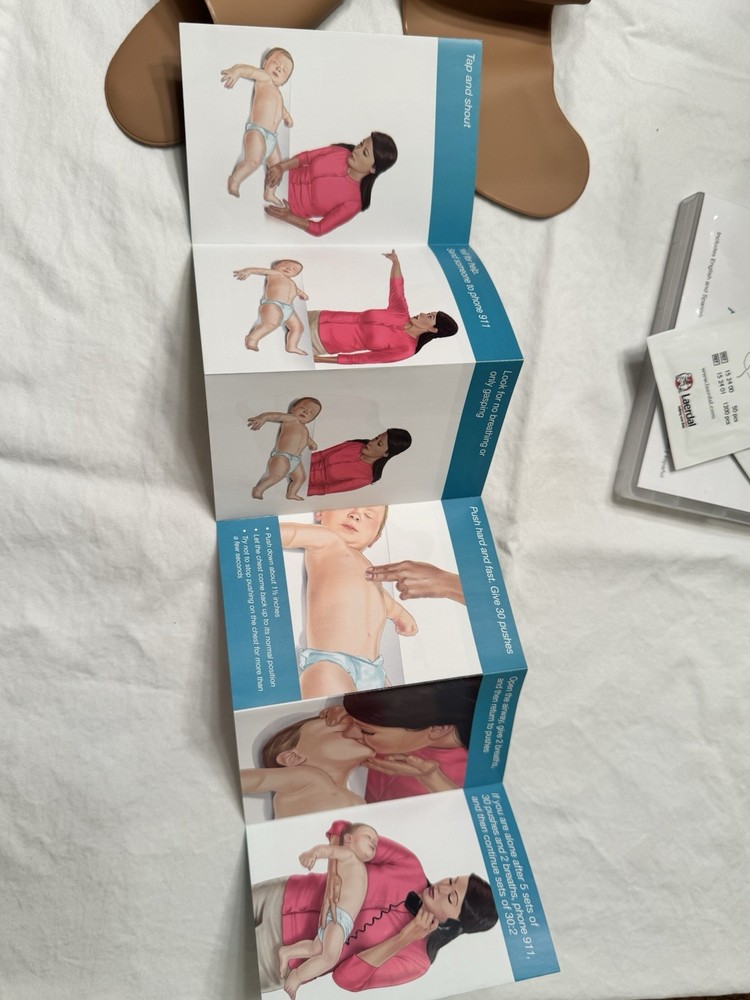 Infant CPR ANYTIME Learn Practice Share by New in Open package