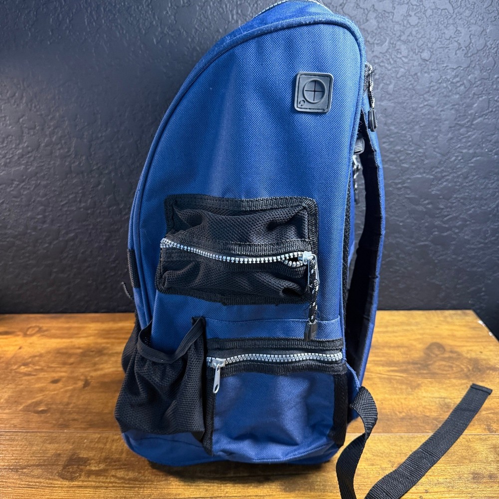 Finis Ultra Mesh Blue Polyester Swim Training Backpack Unisex OS