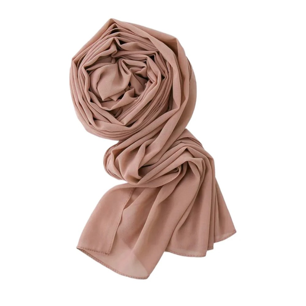 Latte Georgette Scarf
