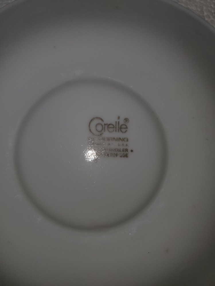 Corelle Meadow Pattern Green Ring Saucer Replacement